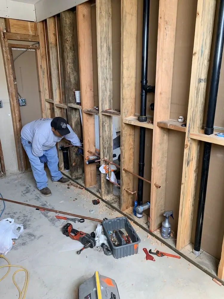 Commercial rough-in plumbing for Water Heater Replacement in Sellersville